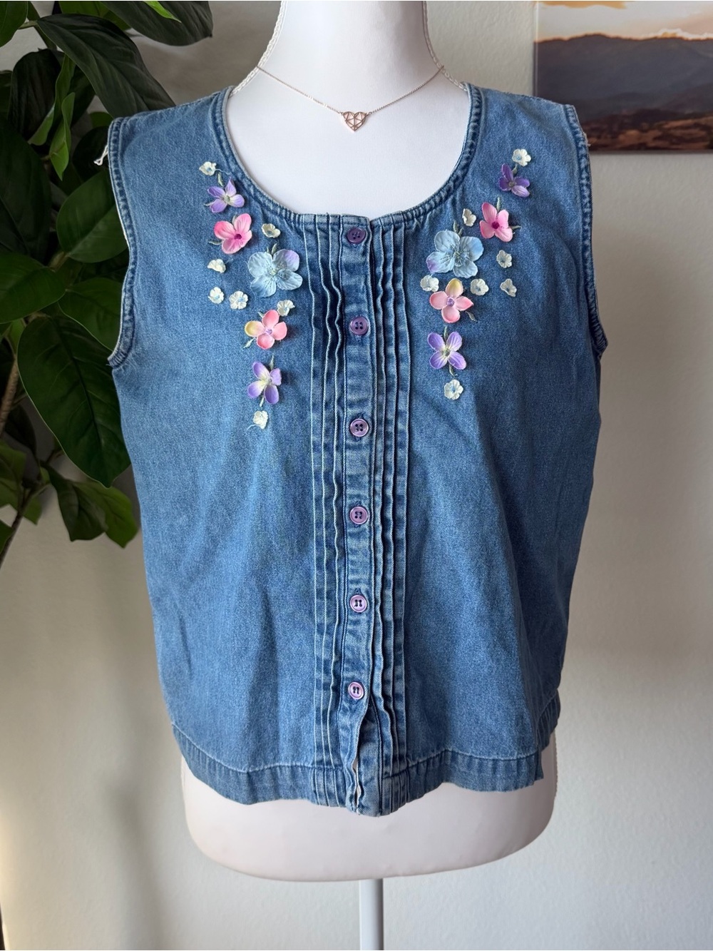 Women's Blue Denim Jeans - Size S